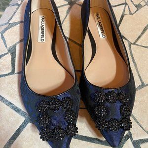 Karl Langerfeld Dress Flats
